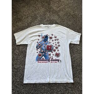 Mark McGwire T Shirt Sultan Of Swing '98 Vintage Starter MLB MLBPA Size Large